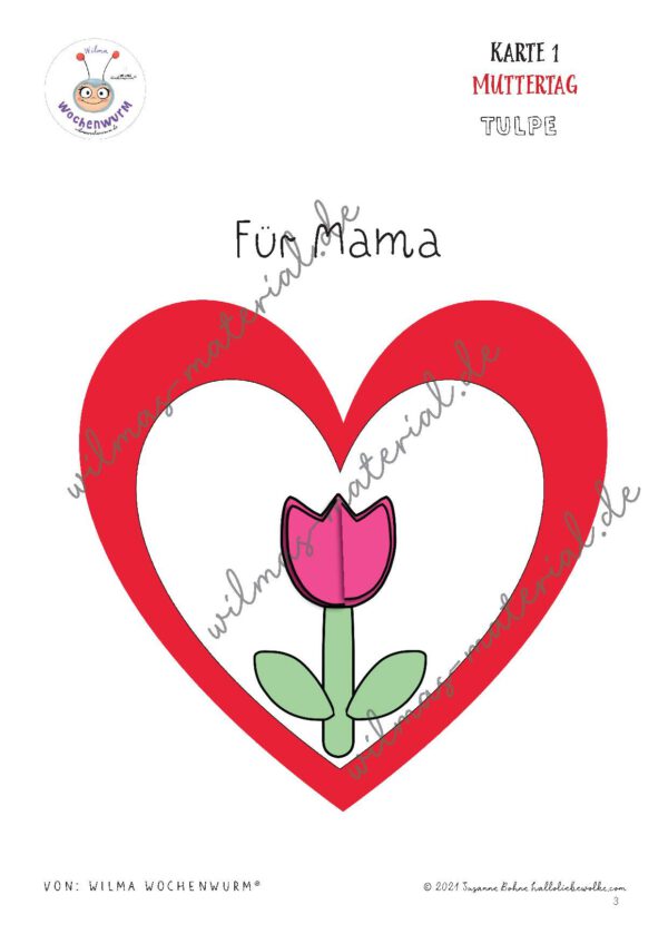 Basteln am Muttertag Blumen Karten von Susanne Bohne Seite 03