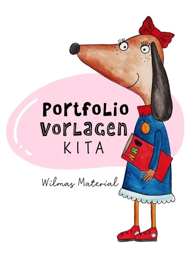 10 kreative Portfolio Vorlagen EINGEWÖHNUNG - zum Ausdrucken