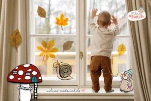 Herbst fensterbilder vorlagen kostenlos ausdrucken Wilmas Material Wilma Wochenwurm