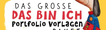 Das große DAS BIN ICH Kindergarten Portfolio Paket alles ueber mich Portfolio Paket Kita Krippe Kindergarten Wilmas Material Wilma Wochenwurm