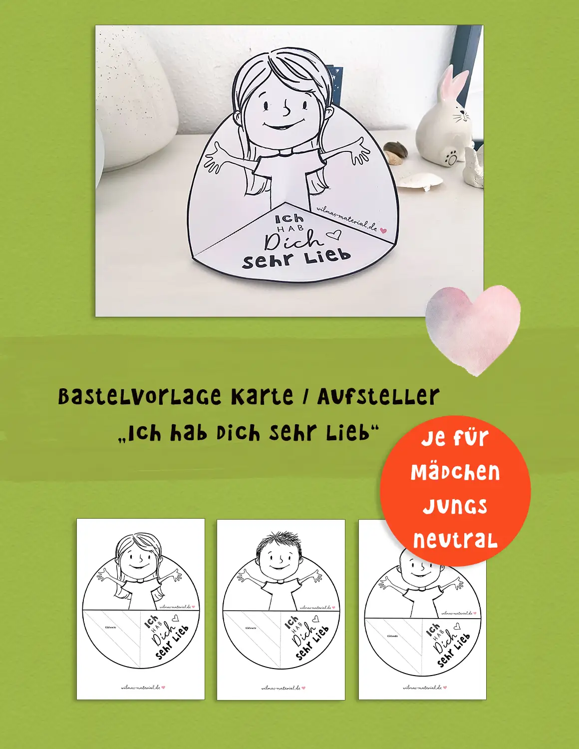 Muttertag Kita Bastelvorlage Karte Vorlage Basteln Muttertagskarten von Wilmas Material