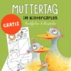 Thema Muttertag im Kindergarten Portfolio Basteln Muttertagskarten von Wilmas Material