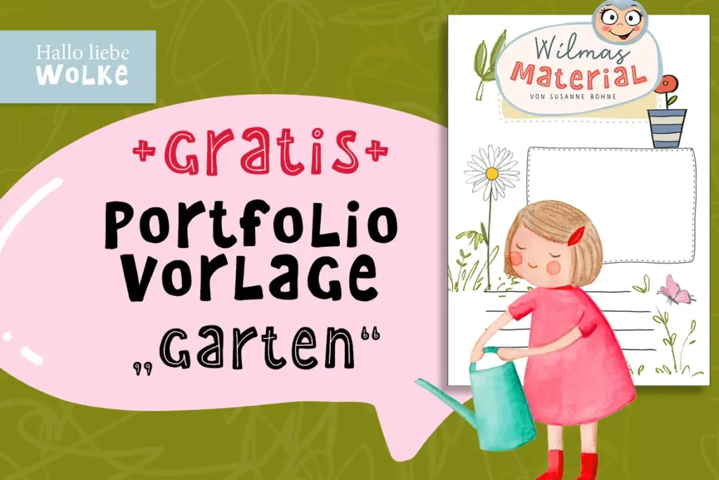 portfolio kita vorlagen pdf Garten Wald kostenlose materialien kita kindergarten material wilmas material wilma wochenwurm