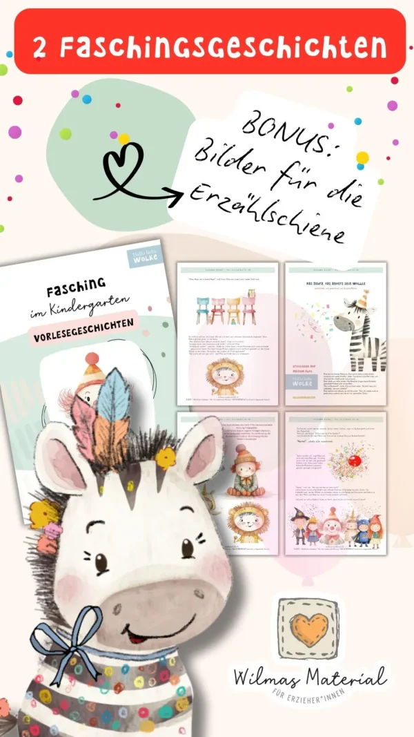 Faschingsthemen im Kindergarten Vorlesegeschichten für den Morgenkreis Karneval Kita