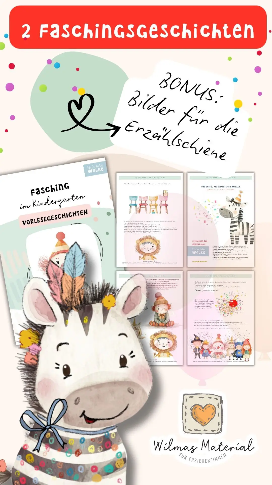 Faschingsthemen im Kindergarten Vorlesegeschichten für den Morgenkreis Karneval Kita
