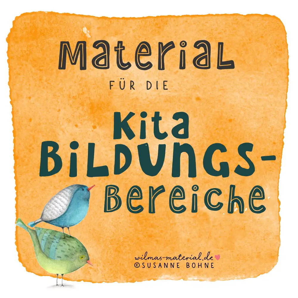 Bildungsbereiche Kita pädagogisches Material von Wilma Wochenwurm