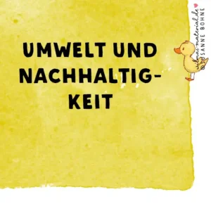 Umwelt und Nachhaltigkeit