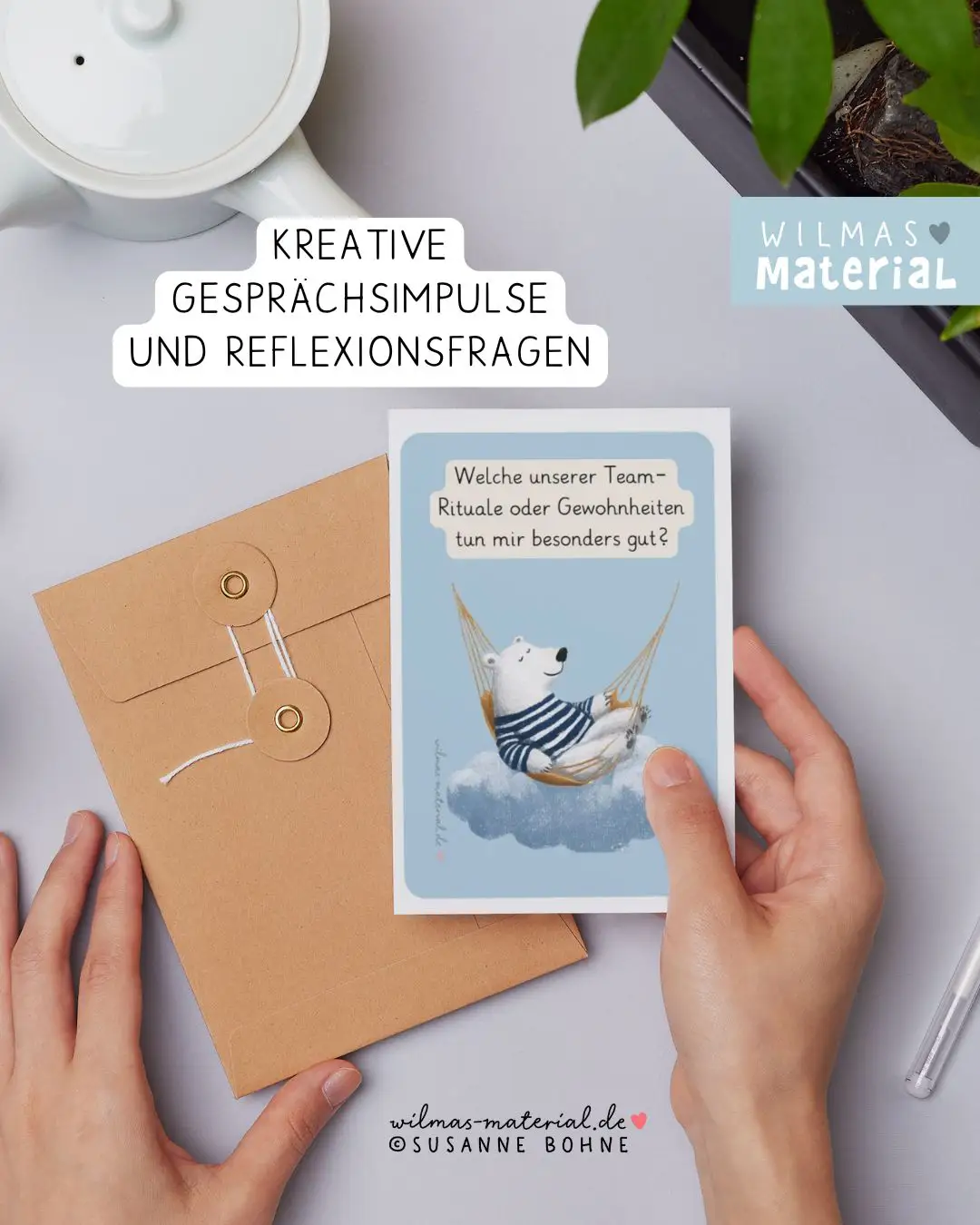 Kreative Gesprächsimpulse und Reflexionsfragen von Wilma Wochenwurm