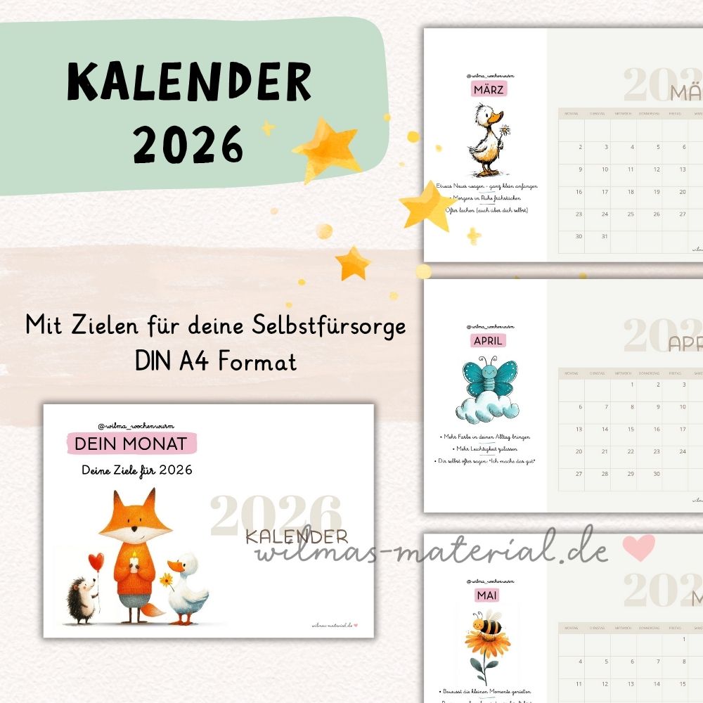 kalender 2026 pdf von wilma wochenwurm