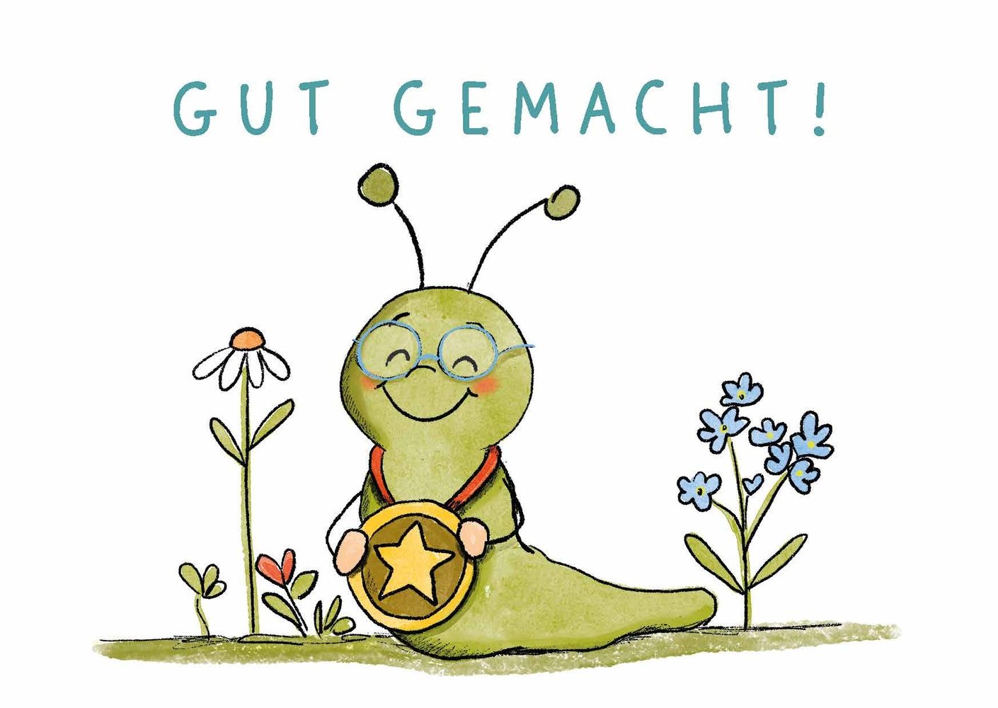 Wilma Wochenwurm - 20 Grußkarten für das Kita-Team – Bild 4