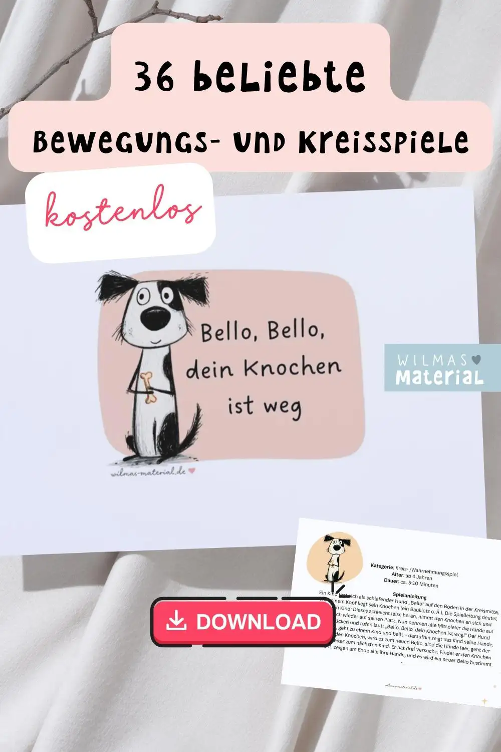 36 beliebte Bewegung- und Kreisspiele Kindergarten