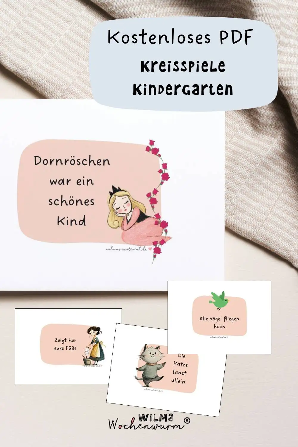 Einfache Kreisspiele Kindergarten Wilma Wochenwurm